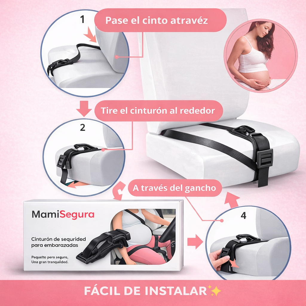 Cinturón de seguridad para embarazadas
